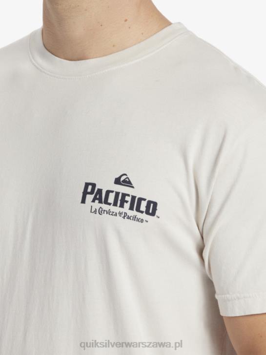 mężczyźni Quiksilver x Pacifico T-shirt z klimatem scenicznym 4DBV9 kamień