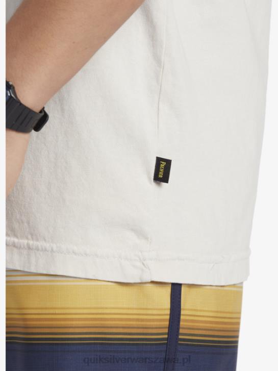 mężczyźni Quiksilver x Pacifico T-shirt z klimatem scenicznym 4DBV9 kamień