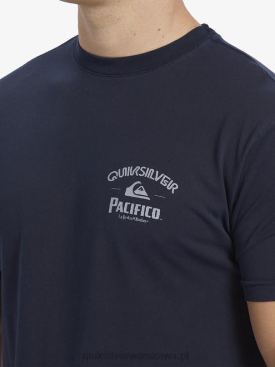 mężczyźni Quiksilver x Pacifico koszulka z blokadą 4DBV1 granatowa marynarka