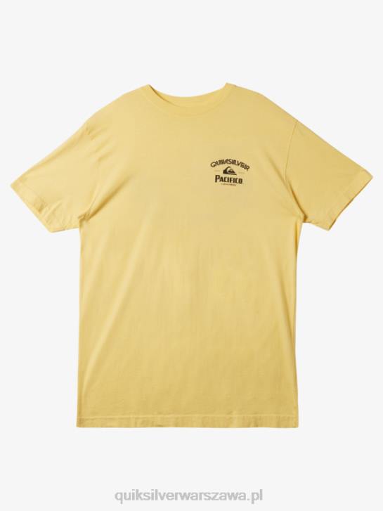 mężczyźni Quiksilver x Pacifico koszulka z blokadą 4DBV2 złoto