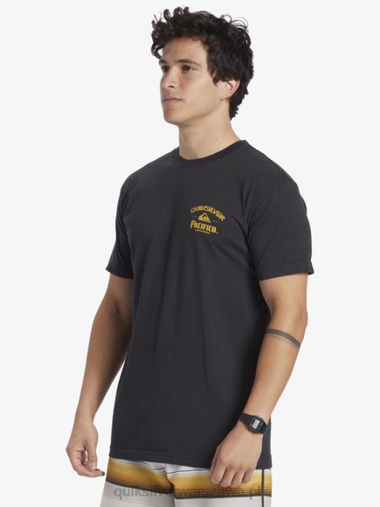 mężczyźni Quiksilver x Pacifico prosta koszulka strzelca 4DBV8 asfalt