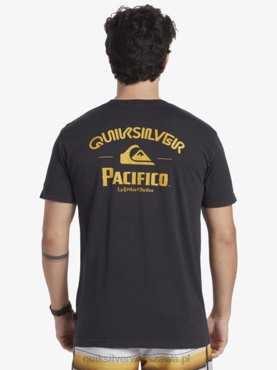 mężczyźni Quiksilver x Pacifico prosta koszulka strzelca 4DBV8 asfalt