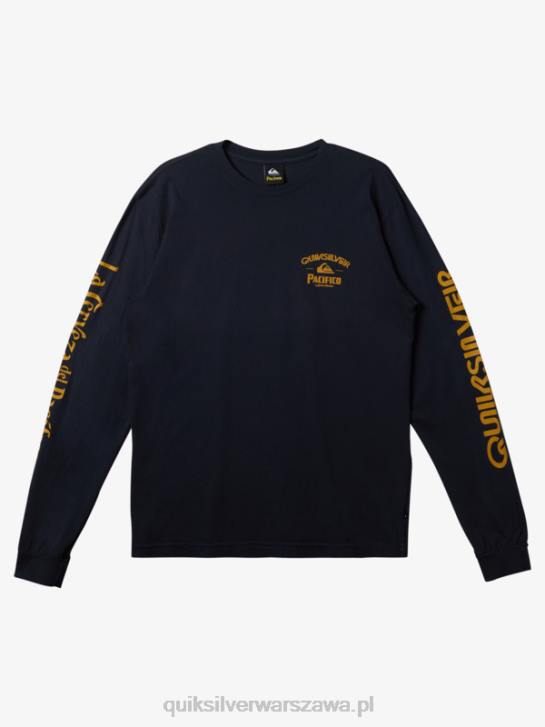 mężczyźni Quiksilver x Pacifico prosta koszulka z długim rękawem 4DBV6 granatowa marynarka