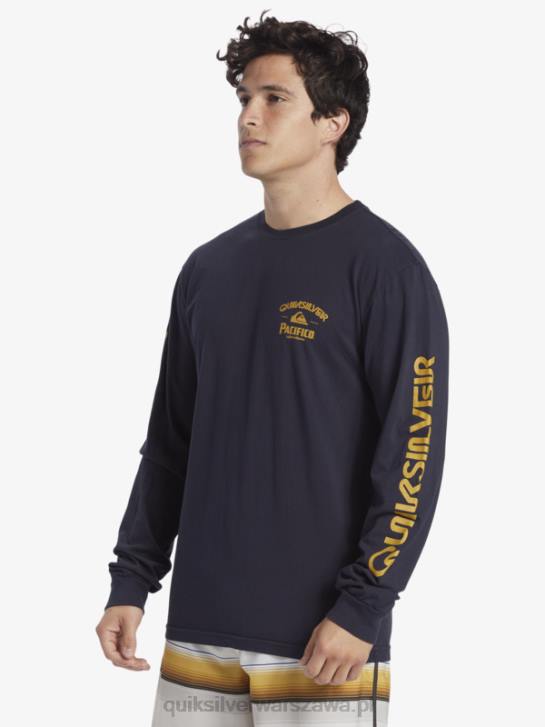 mężczyźni Quiksilver x Pacifico prosta koszulka z długim rękawem 4DBV6 granatowa marynarka