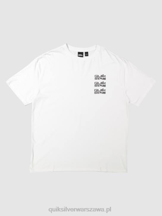 mężczyźni Quiksilver x Stab podkoszulek 4DBV1668 biały