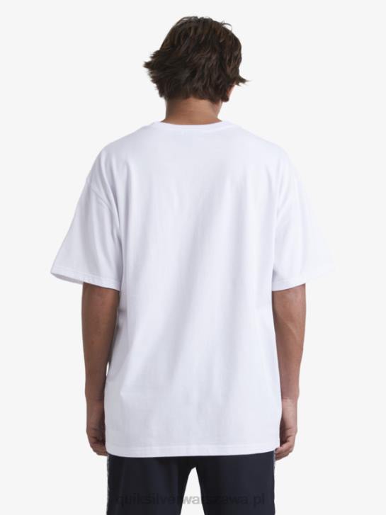 mężczyźni Quiksilver x Stab podkoszulek 4DBV1668 biały
