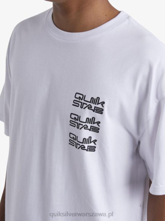 mężczyźni Quiksilver x Stab podkoszulek 4DBV1668 biały