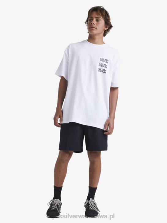mężczyźni Quiksilver x Stab podkoszulek 4DBV1668 biały