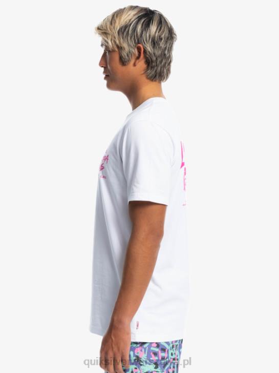 mężczyźni Quiksilver x Stranger koszulka rzeczy Lenora 4DBV1839 biały