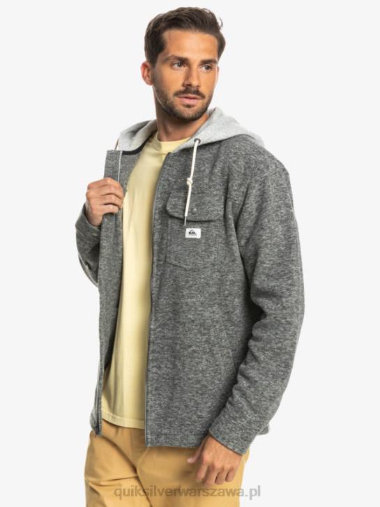 mężczyźni Quiksilver Super pęczniejąca polarowa kurtka zapinana na suwak 4DBV1472 ciemnoszary wrzos