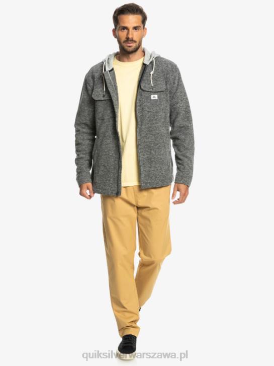 mężczyźni Quiksilver Super pęczniejąca polarowa kurtka zapinana na suwak 4DBV1472 ciemnoszary wrzos