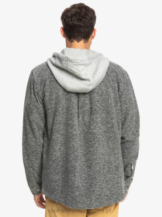 mężczyźni Quiksilver Super pęczniejąca polarowa kurtka zapinana na suwak 4DBV1472 ciemnoszary wrzos