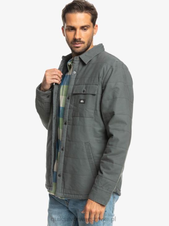 mężczyźni Quiksilver płócienna kurtka typu downrail 4DBV1566 Stalowa brama