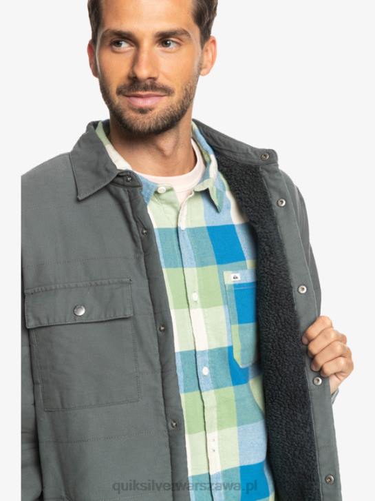 mężczyźni Quiksilver płócienna kurtka typu downrail 4DBV1566 Stalowa brama