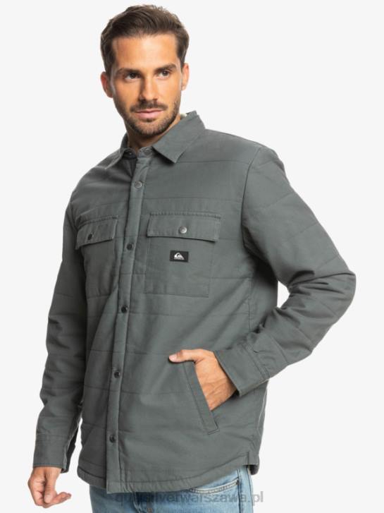 mężczyźni Quiksilver płócienna kurtka typu downrail 4DBV1566 Stalowa brama