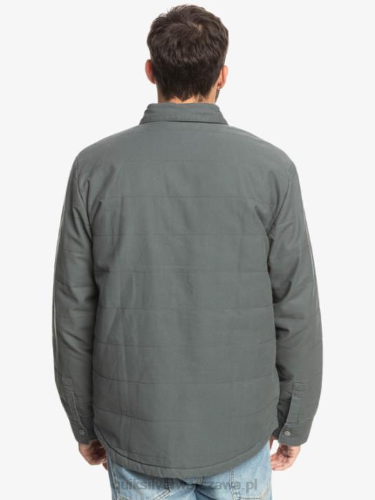 mężczyźni Quiksilver płócienna kurtka typu downrail 4DBV1566 Stalowa brama