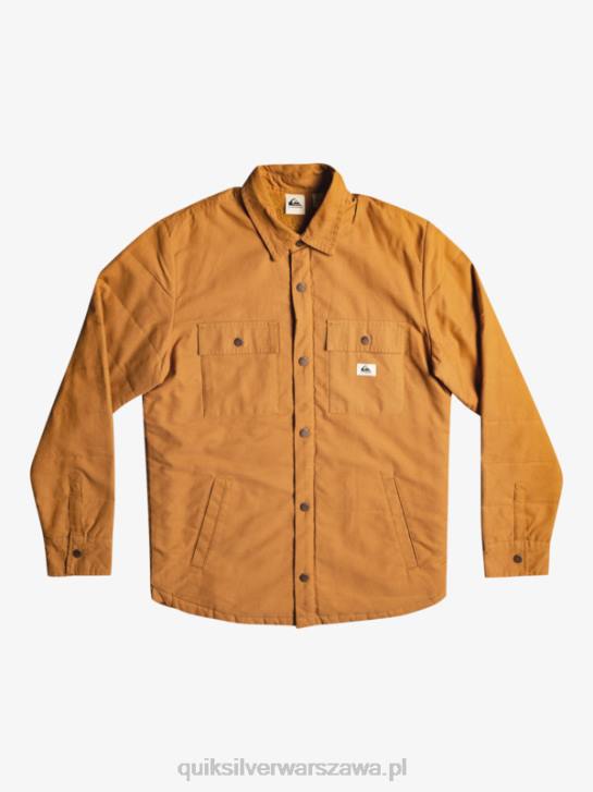 mężczyźni Quiksilver płócienna kurtka typu downrail 4DBV1567 brązowy cukier