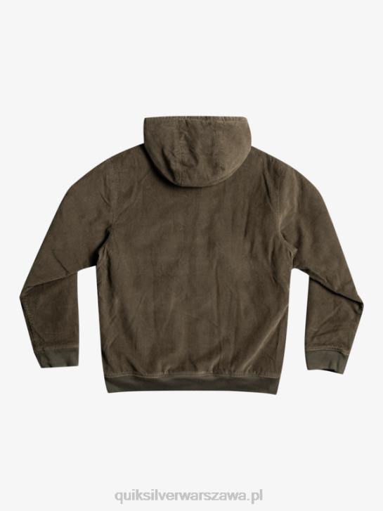 mężczyźni Quiksilver potrójna sztruksowa kurtka 4DBV1557 liść winogronowy