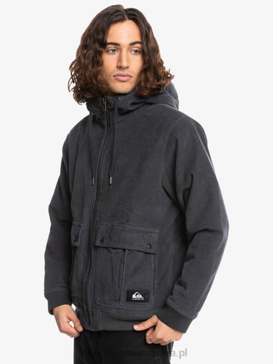 mężczyźni Quiksilver potrójna sztruksowa kurtka 4DBV1558 asfalt