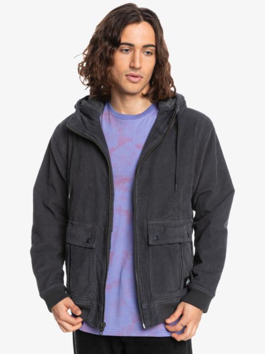 mężczyźni Quiksilver potrójna sztruksowa kurtka 4DBV1558 asfalt