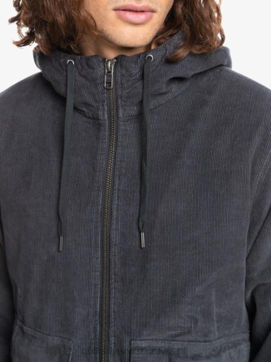 mężczyźni Quiksilver potrójna sztruksowa kurtka 4DBV1558 asfalt