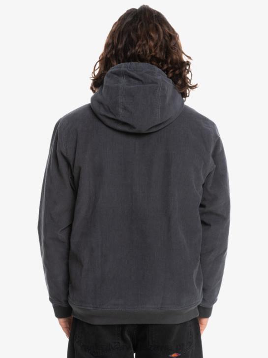 mężczyźni Quiksilver potrójna sztruksowa kurtka 4DBV1558 asfalt