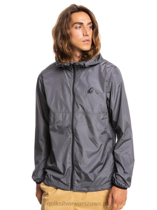 mężczyźni Quiksilver wiatrówka na co dzień 4DBV1011 ciemnoszary wrzos