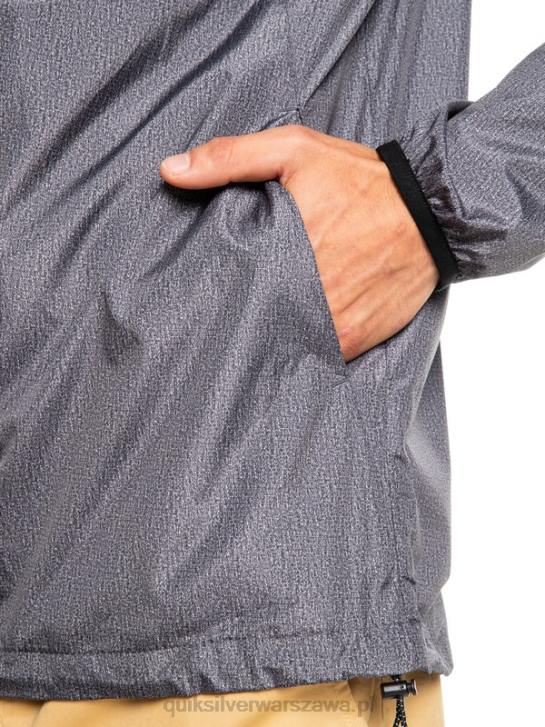 mężczyźni Quiksilver wiatrówka na co dzień 4DBV1011 ciemnoszary wrzos