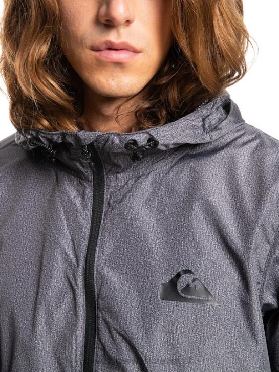 mężczyźni Quiksilver wiatrówka na co dzień 4DBV1011 ciemnoszary wrzos