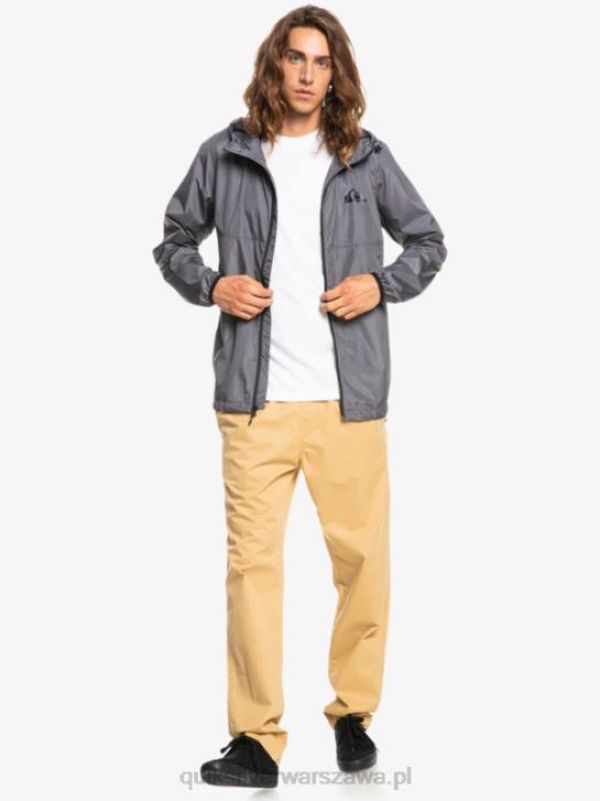 mężczyźni Quiksilver wiatrówka na co dzień 4DBV1011 ciemnoszary wrzos