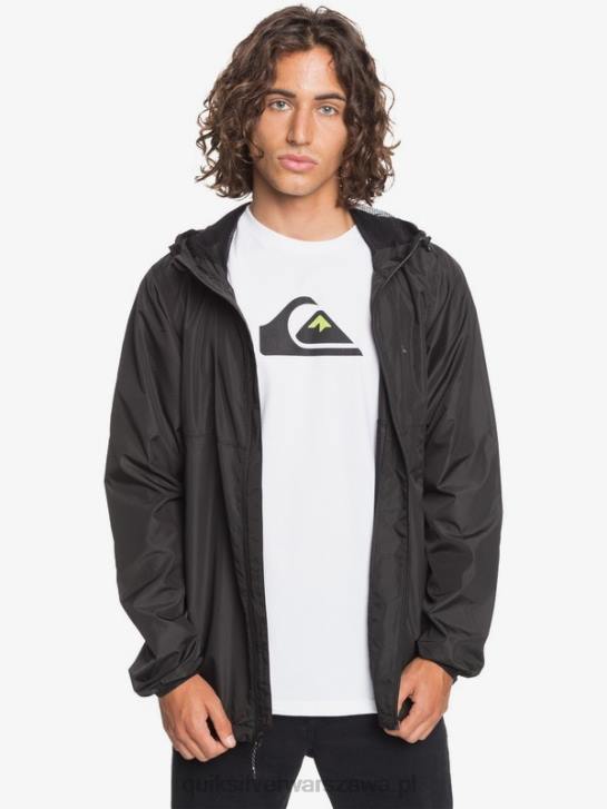 mężczyźni Quiksilver wiatrówka na co dzień 4DBV1012 czarny