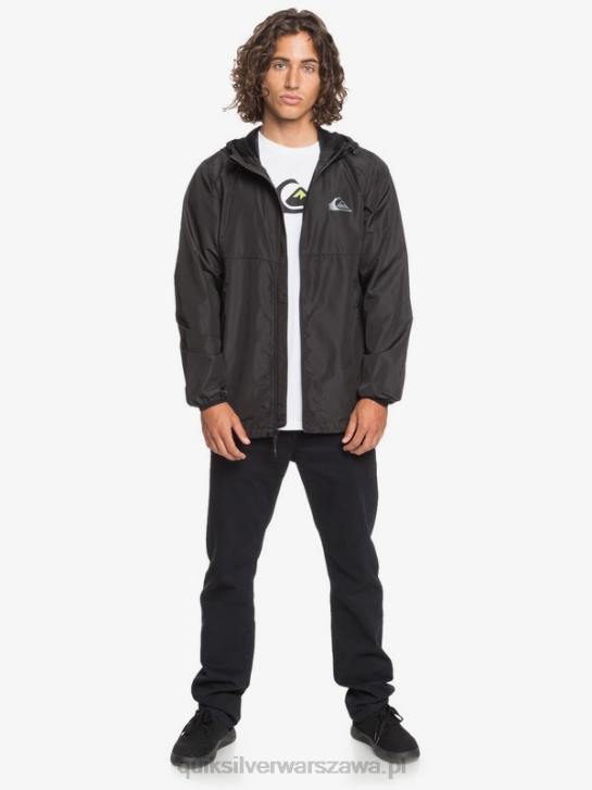 mężczyźni Quiksilver wiatrówka na co dzień 4DBV1012 czarny