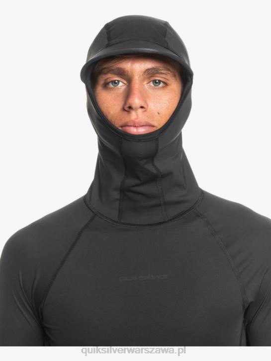 mężczyźni Quiksilver Rashguard Storm Tripper z długim rękawem 4DBV1836 czarny