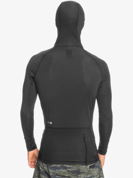 mężczyźni Quiksilver Rashguard Storm Tripper z długim rękawem 4DBV1836 czarny