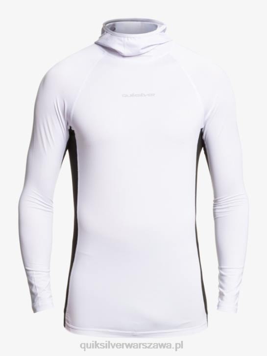 mężczyźni Quiksilver Rashguard Storm Tripper z długim rękawem 4DBV1837 biały