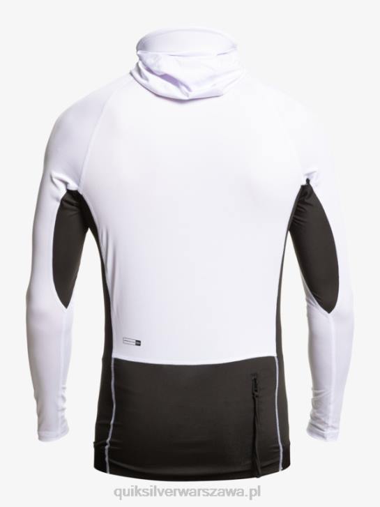 mężczyźni Quiksilver Rashguard Storm Tripper z długim rękawem 4DBV1837 biały