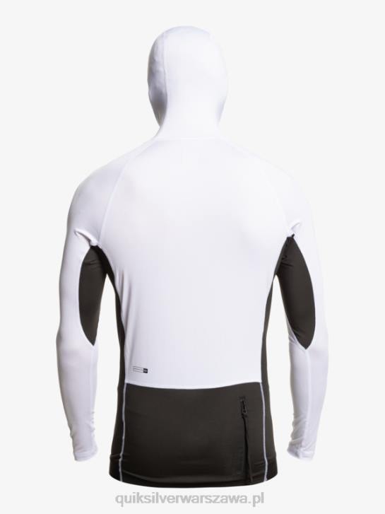 mężczyźni Quiksilver Rashguard Storm Tripper z długim rękawem 4DBV1837 biały