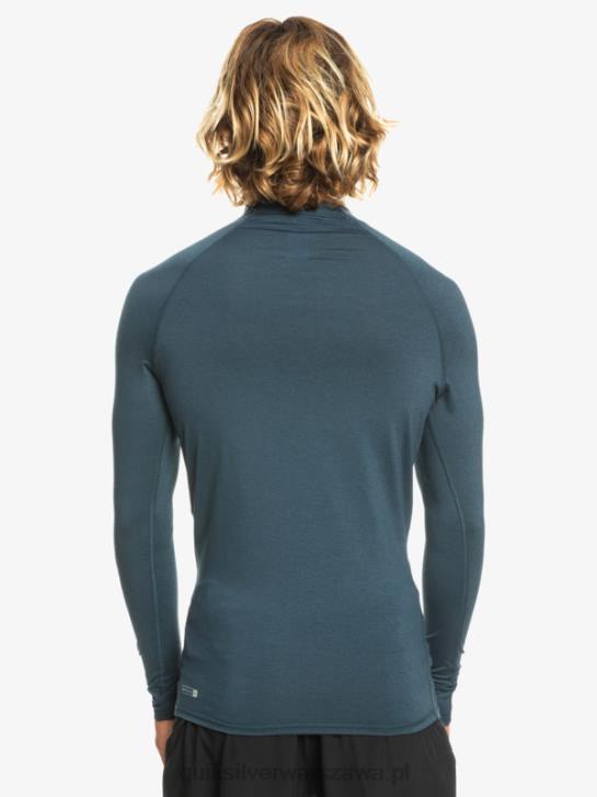 mężczyźni Quiksilver Rashguard wszechczasów z długim rękawem upf 50 4DBV820 granatowa marynarka wrzosowa