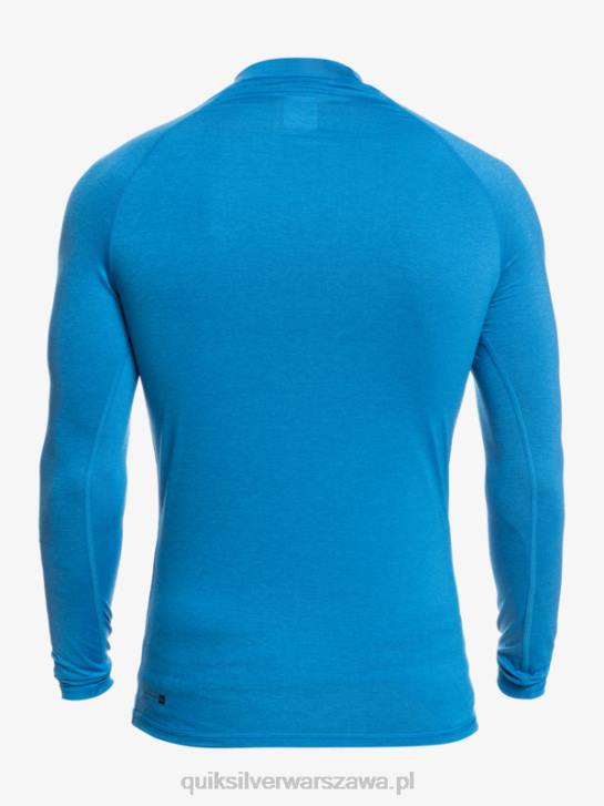 mężczyźni Quiksilver Rashguard wszechczasów z długim rękawem upf 50 4DBV822 niebieski wrzos do nurkowania