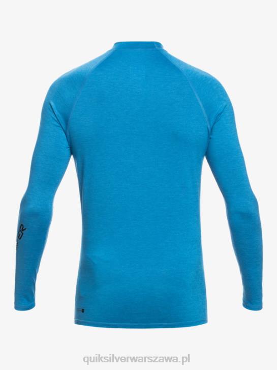 mężczyźni Quiksilver Rashguard wszechczasów z długim rękawem upf 50 4DBV823 Vallarta niebieski wrzos