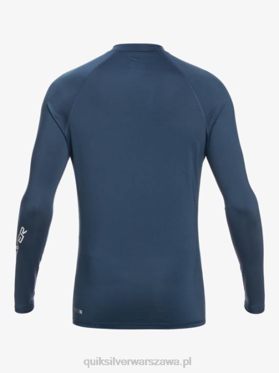 mężczyźni Quiksilver Rashguard wszechczasów z długim rękawem upf 50 4DBV853 insygnia niebieskie
