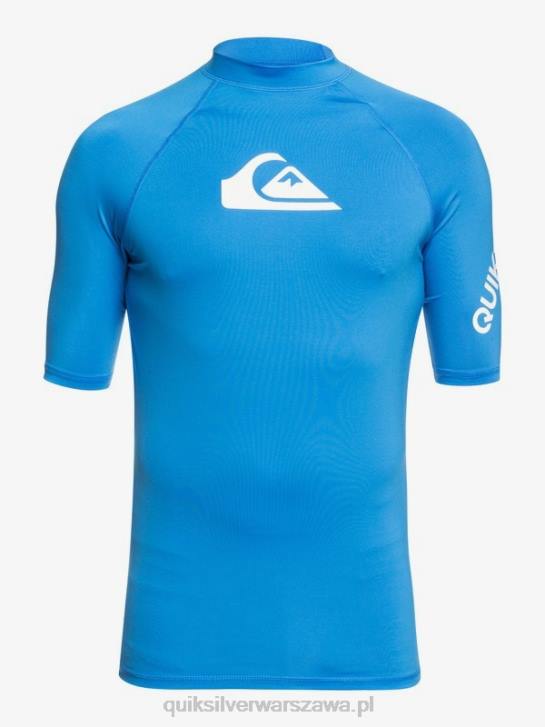 mężczyźni Quiksilver Rashguard wszechczasów z krótkim rękawem upf 50 4DBV1259 świąteczny
