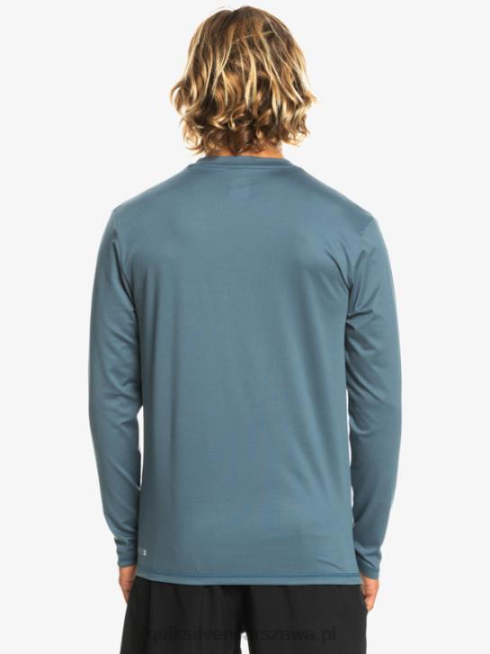 mężczyźni Quiksilver T-shirt surfingowy omni session upf 50 z długim rękawem 4DBV402 morze Beringa