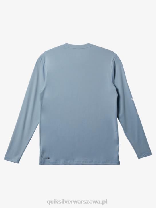 mężczyźni Quiksilver T-shirt surfingowy omni session upf 50 z długim rękawem 4DBV404 niebiański błękit