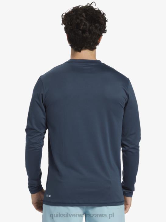 mężczyźni Quiksilver T-shirt surfingowy omni session upf 50 z długim rękawem 4DBV405 marynarka o północy