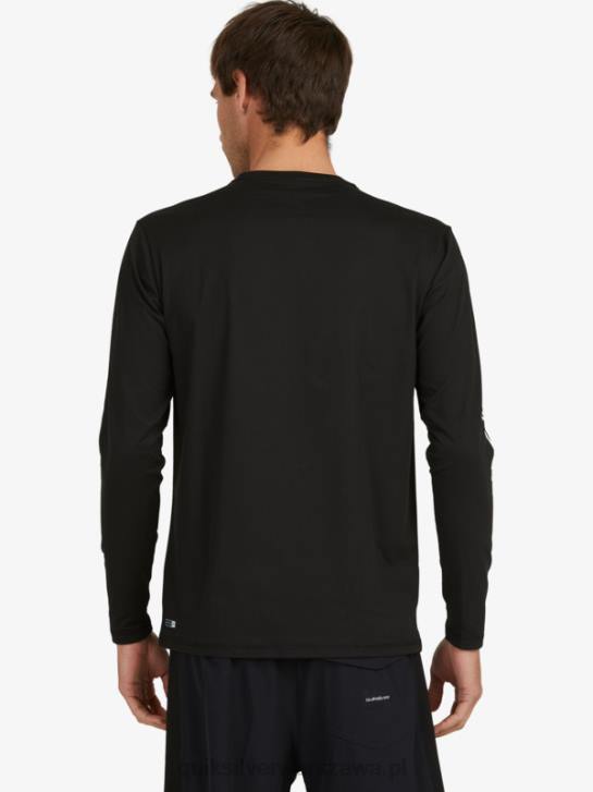 mężczyźni Quiksilver T-shirt surfingowy omni session upf 50 z długim rękawem 4DBV406 czarny