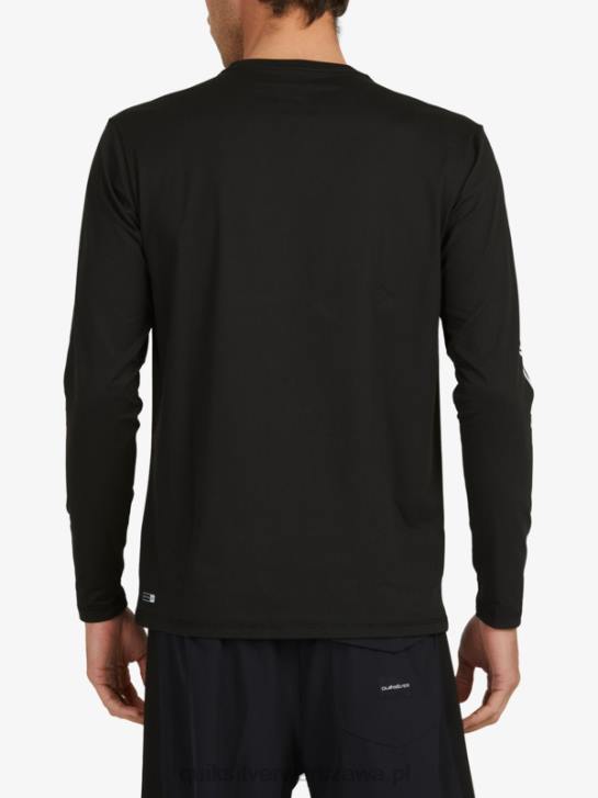 mężczyźni Quiksilver T-shirt surfingowy omni session upf 50 z długim rękawem 4DBV406 czarny