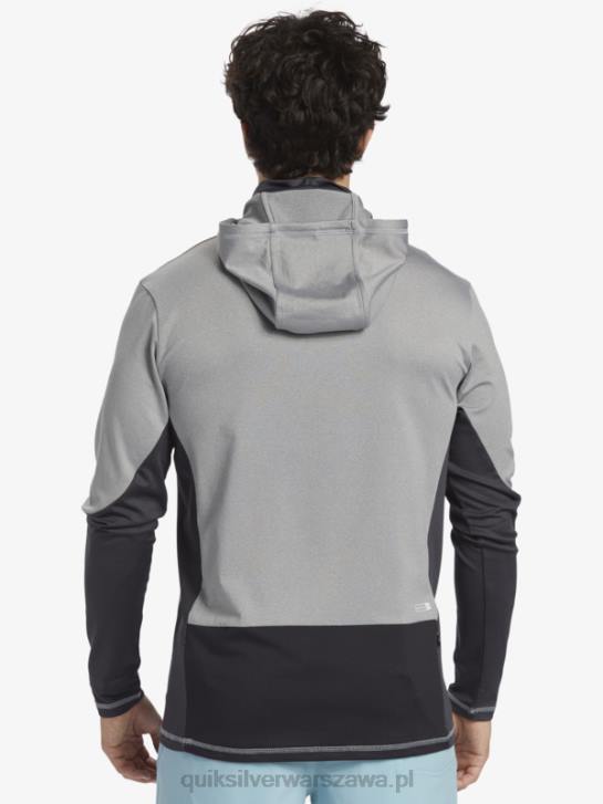 mężczyźni Quiksilver Waterman wędkarz z kapturem upf 50 koszulka surfingowa z długim rękawem 4DBV832 skóra rekina