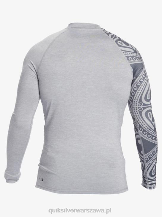 mężczyźni Quiksilver hawaii big island upf 50 koszulka surfingowa z długim rękawem 4DBV922 wrzos ze śniegiem