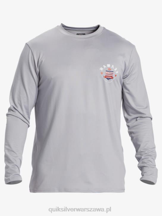 mężczyźni Quiksilver hawaii royale upf 50 koszulka surfingowa z długim rękawem 4DBV925 śnieg z deszczem